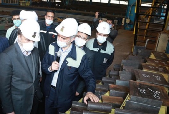 ذوب آهن اصفهان بانی تمام توفیقات صنعت فولاد کشور